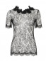 Кружевная блуза с цветочным узором Worth Paris  –  Общий вид