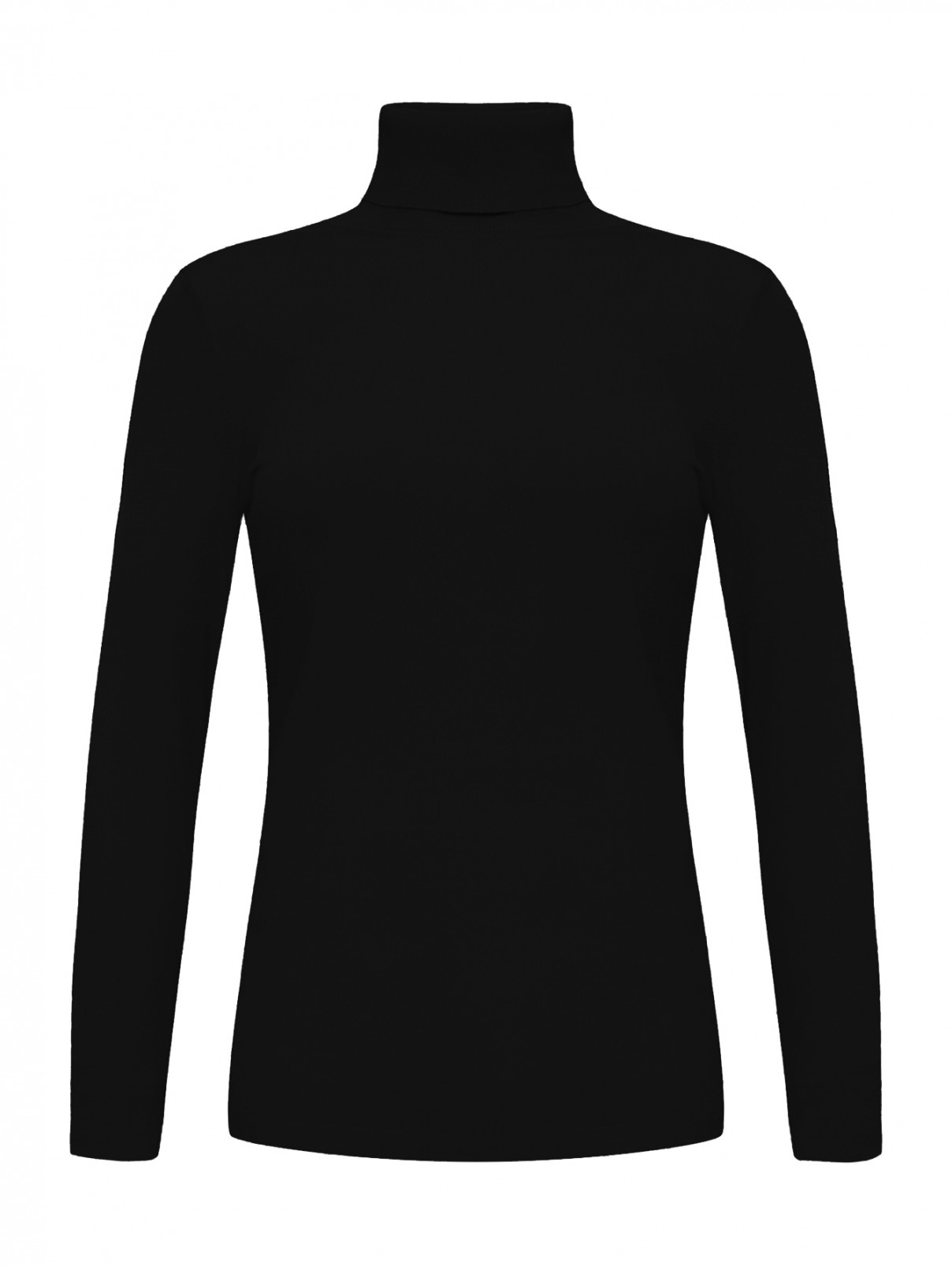 Водолазка с длинными рукавами Diane von Furstenberg  –  Общий вид  – Цвет:  Черный
