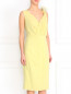 Платье из шелка с драпировкой и декором Marina Rinaldi  –  Модель Верх-Низ