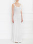 Платье из трикотажа ажурной вязки Alberta Ferretti  –  Модель Верх-Низ