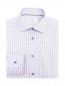 Рубашка из хлопка с узором "полоска" Eton  –  Общий вид