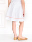 Хлопковая юбка с контрастной полоской Marni  –  Модель Верх-Низ1