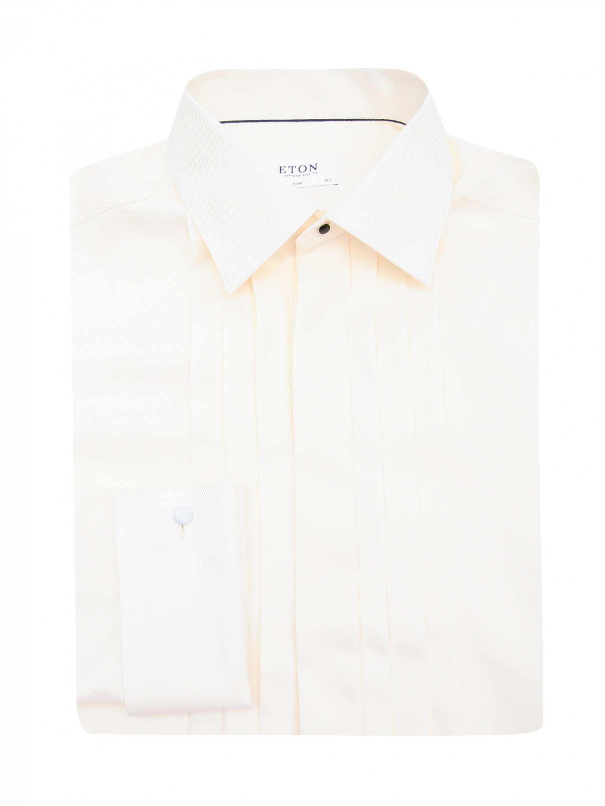 Рубашка из хлопка Eton  –  Общий вид  – Цвет:  Бежевый