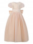 Платье-макси из шелка с пышной юбкой Nicki Macfarlane  –  Общий вид