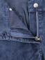 Вельветовые брюки с декоративными молниями Ermanno Scervino Junior  –  Деталь1
