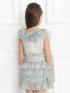Платье из шелка с оборками Miss Blumarine  –  Модель Верх-Низ1