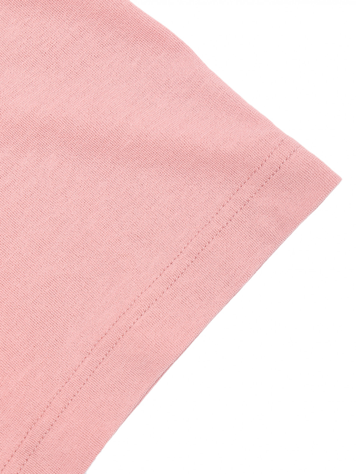 Поло из хлопка LARDINI  –  Деталь1  – Цвет:  Розовый