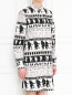 Платье из хлопка свободного кроя с узором Paul Smith  –  МодельВерхНиз