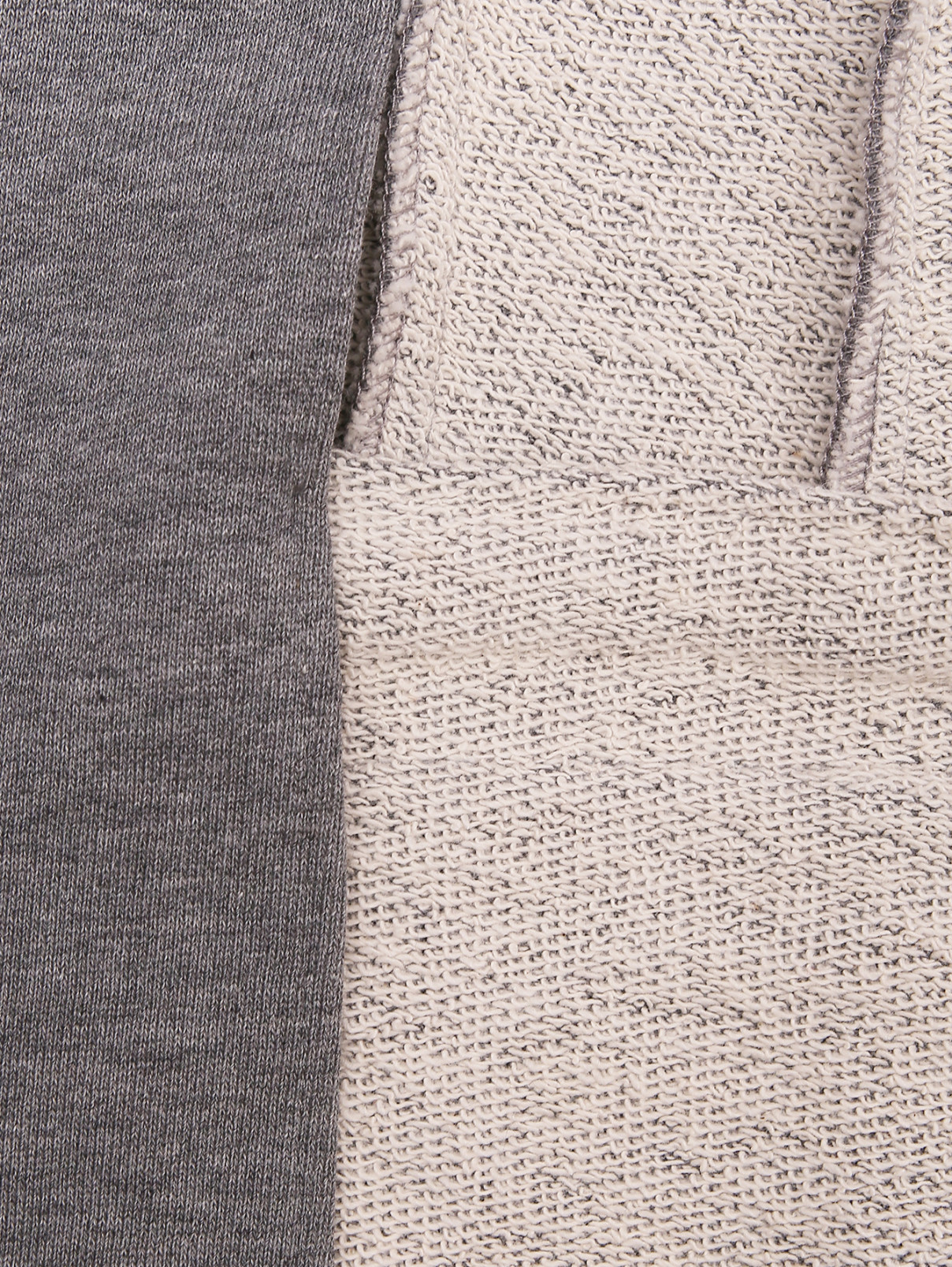 Трикотажный жакет из хлопка с карманами Persona by Marina Rinaldi  –  Деталь2  – Цвет:  Серый