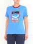 Хлопковая футболка с принтом BOSCO  –  Модель Верх-Низ