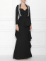 Платье-макси из фактурной ткани с декором Gabriele Pasini  –  МодельВерхНиз