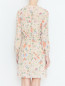 Платье из смешанного шелка с цветочным узором PennyBlack  –  МодельВерхНиз1