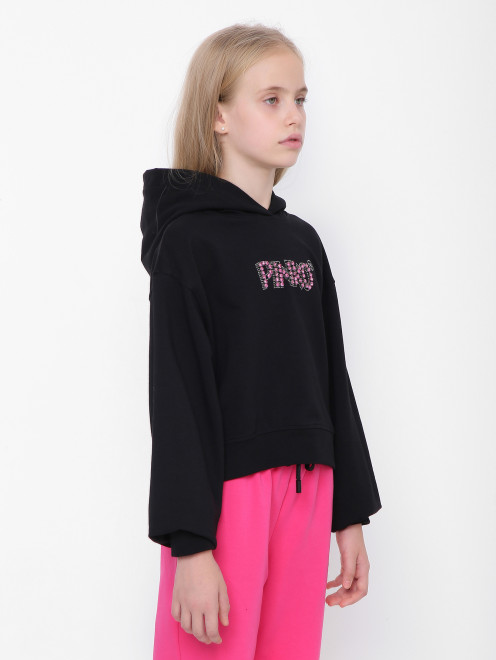 Толстовка с капюшоном и логотипом Pinko - МодельВерхНиз