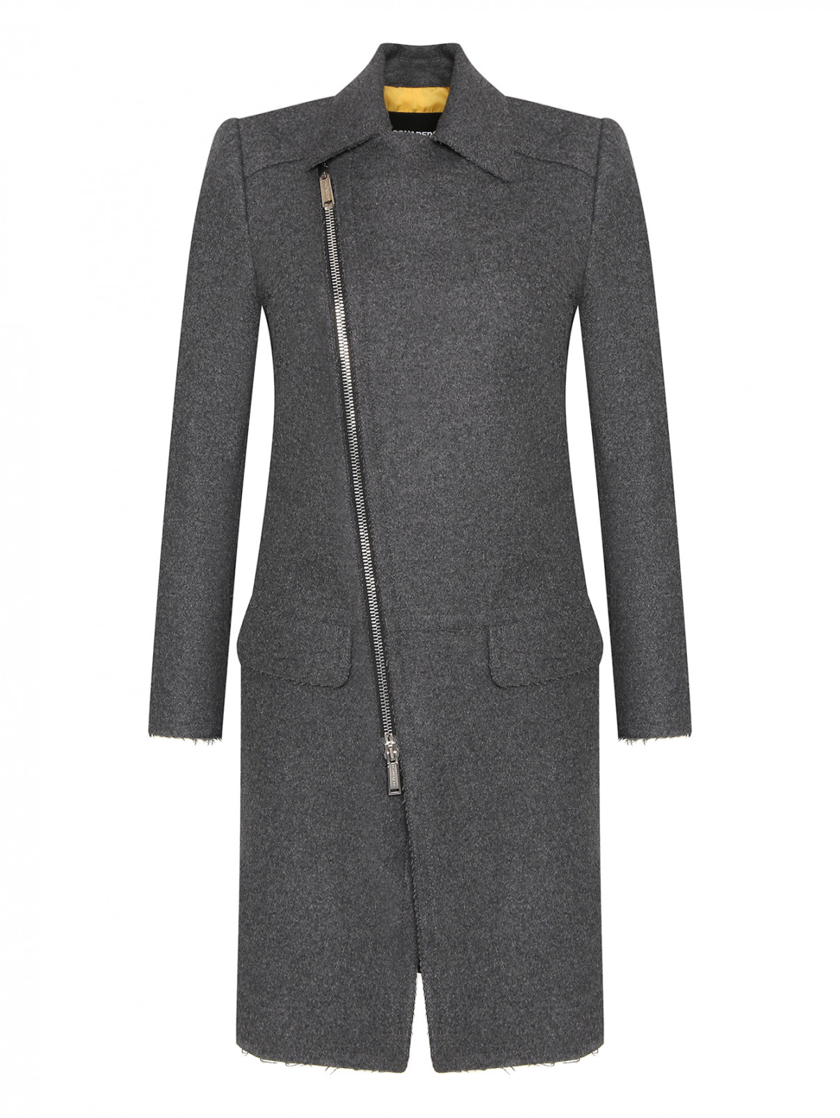 Пальто на молнии с карманами Dsquared2  –  Общий вид