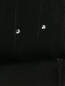 Джинсы узкого кроя с потертостями декорированные кристаллами Miss Grant  –  Деталь2