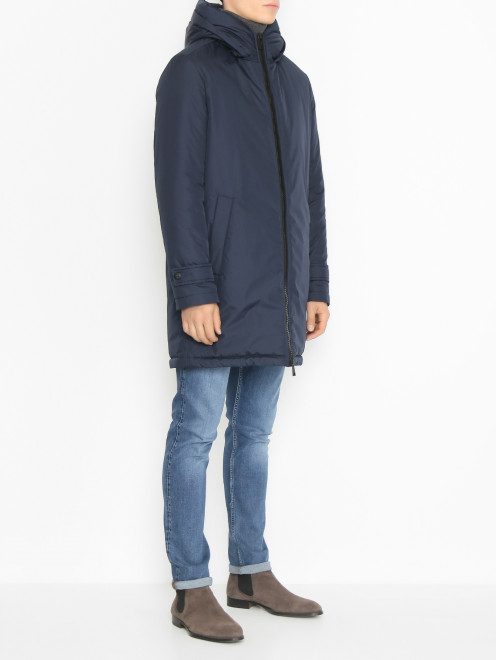 Куртка на молнии с капюшоном - МодельВерхНиз