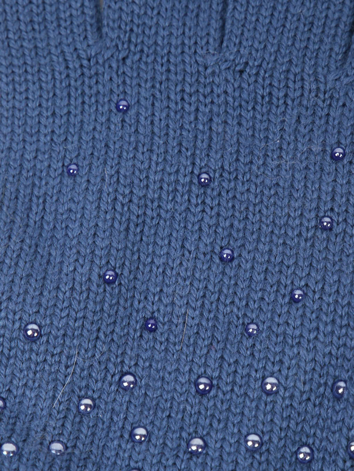 Перчатки из шерсти с узором IL Trenino  –  Деталь  – Цвет:  Синий