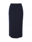 Трикотажная юбка-миди из шерсти ALLUDE CASHMERE  –  Общий вид