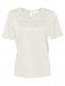 Фактурная блуза с коротким рукавом P.A.R.O.S.H.  –  Общий вид