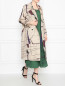 Пальто легкое из ткани с рисунком Marina Rinaldi  –  МодельОбщийВид