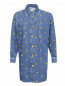 Джинсовое платье с вышивкой Moschino  –  Общий вид