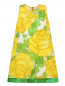 Платье из шелка с растительным узором MiMiSol  –  Общий вид