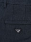 Брюки прямого кроя с боковыми карманами Armani Jeans  –  Деталь