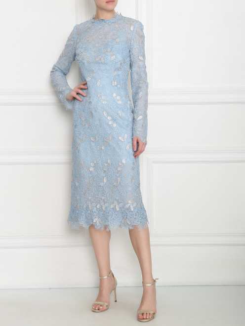 Платье с вышивкой Ermanno Scervino - МодельОбщийВид