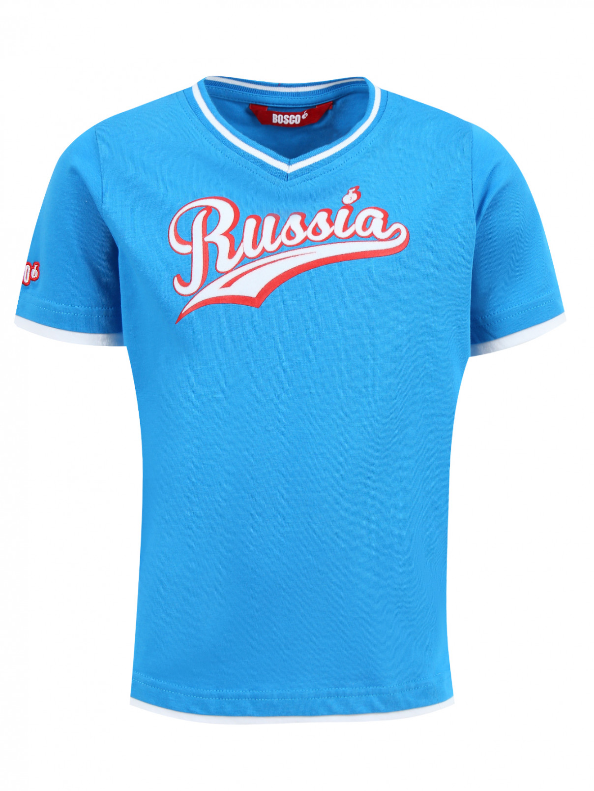 Футболка BOSCO  –  Общий вид  – Цвет:  Синий