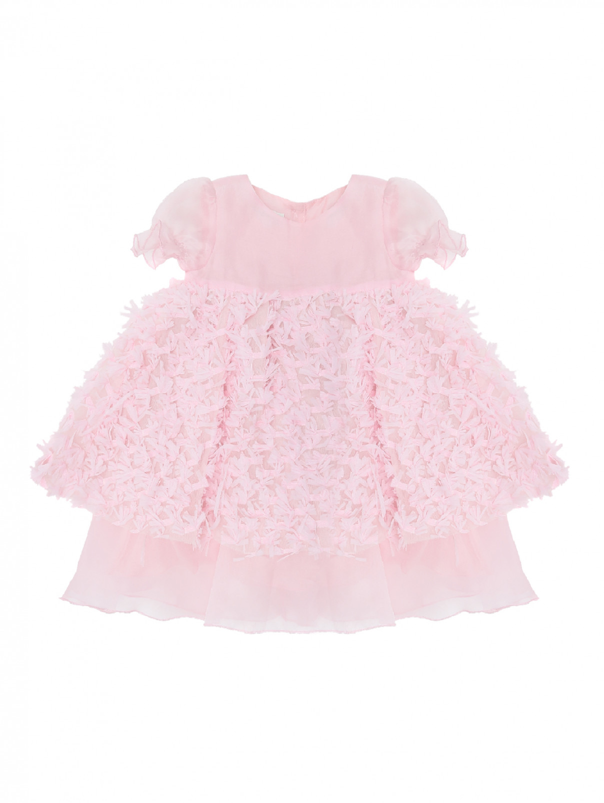Платье с  пышной юбкой Le guignol  –  Общий вид  – Цвет:  Розовый