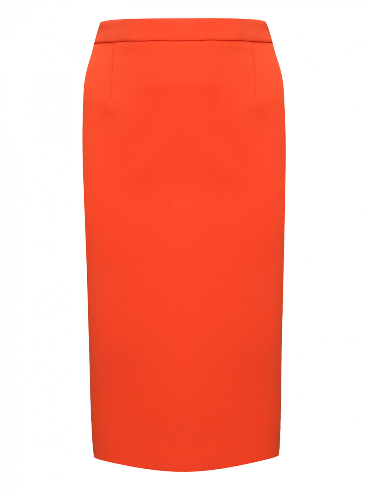 Юбка-карандаш Moschino Boutique  –  Общий вид  – Цвет:  Оранжевый