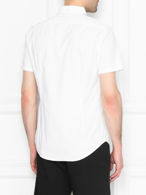 Рубашка из хлопка с коротким рукавом - МодельВерхНиз1