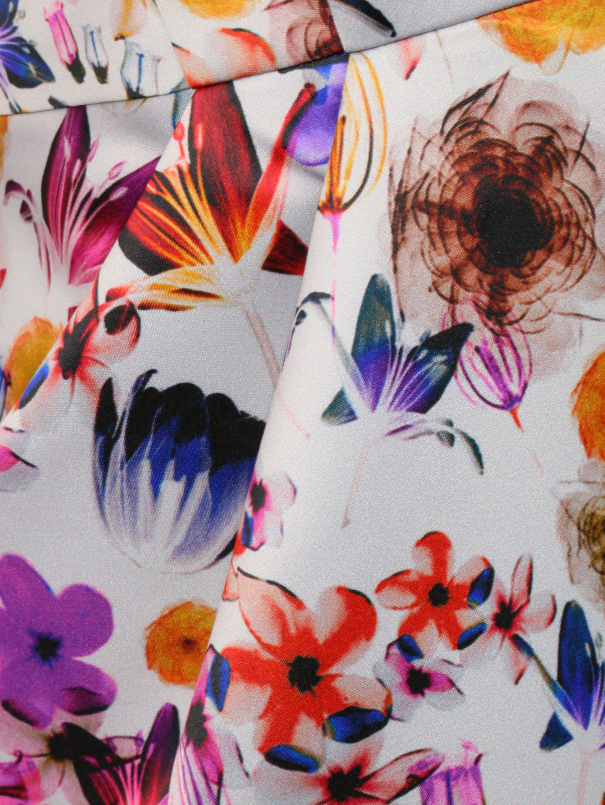 Платье-миди с цветочным узором Kira Plastinina  –  Деталь  – Цвет:  Узор