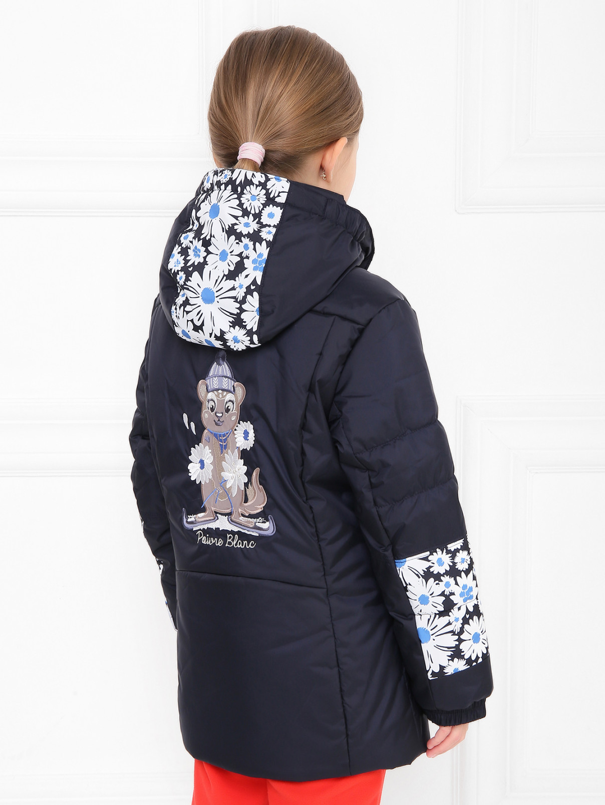 Горнолыжная куртка с брелоком Poivre Blanc  –  МодельВерхНиз1  – Цвет:  Синий