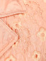 Двубортный плащ с цветочной вышивкой и боковыми карманами Ermanno Scervino  –  Деталь