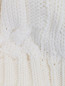 Шапка из шерсти крупной вязки с помпоном из меха Catya  –  Деталь