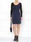 Двухцветное платье с драпировкой Max&Co  –  Модель Общий вид