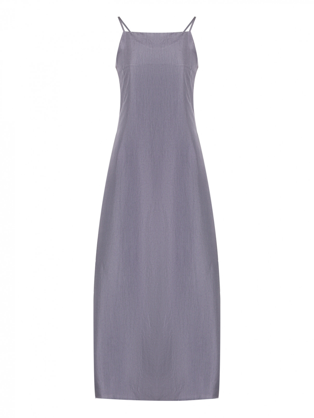 Платье с открытой спиной Rohe  –  Общий вид  – Цвет:  Серый