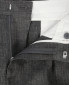 Классические зауженные брюки из льна с узором "полоска" Chloé Stora  –  Деталь1