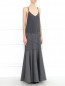 Платье-макси на бретелях с кружевной отделкой DKNY  –  Модель Общий вид