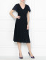 Трикотажное платье с короткими рукавами Max&Co  –  МодельОбщийВид