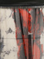 Юбка-макси из шелка с принтом и декоративными молниями Jean Paul Gaultier  –  Деталь