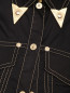 Рубашка из хлопка с контрастной отделкой VERSACE JEANS COUTURE  –  Деталь1