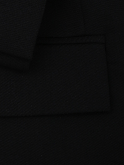 Пиджик классический из шерсти с логотипом - Деталь
