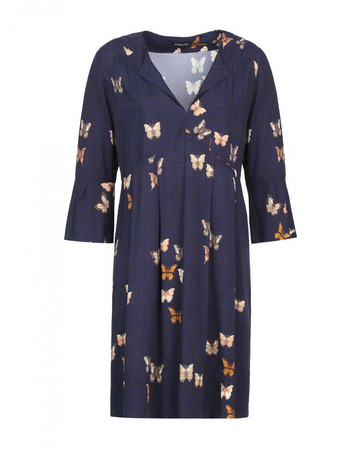 Платье с принтом и рукавами 3/4 R95TH  –  Общий вид  – Цвет:  Узор