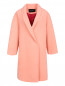 Пальто из шерсти прямого кроя с боковыми карманами Tara Jarmon  –  Общий вид