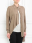 Блуза с асимметричной застежкой Donna Karan  –  Модель Верх-Низ