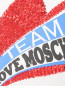 Футболка с принтом и пайетками Love Moschino  –  Деталь