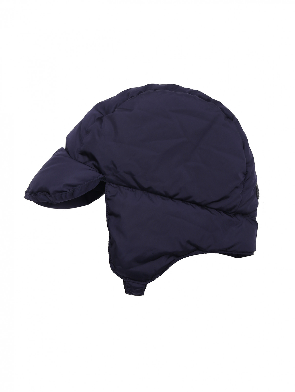 Утепленная шапка на кнопке Il Gufo  –  Общий вид  – Цвет:  Синий