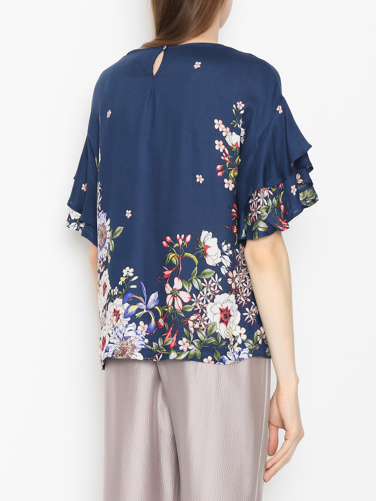 Блуза с цветочным узором S.Oliver  –  МодельВерхНиз1